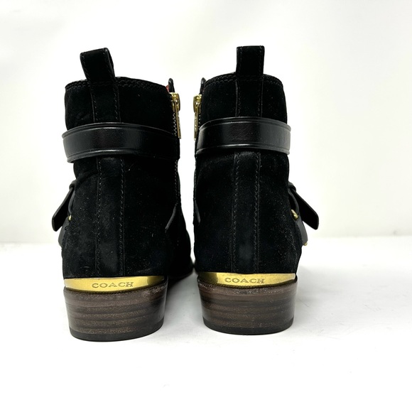 COACH Leoda Suede, Leather ankle booties, size 8 - Picture 9 of 16